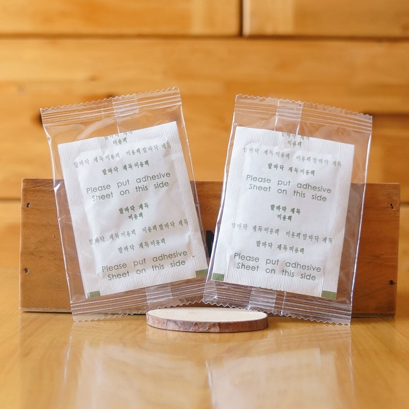 正品军之贡韩版足贴排浊祛竹醋贴脚贴2片