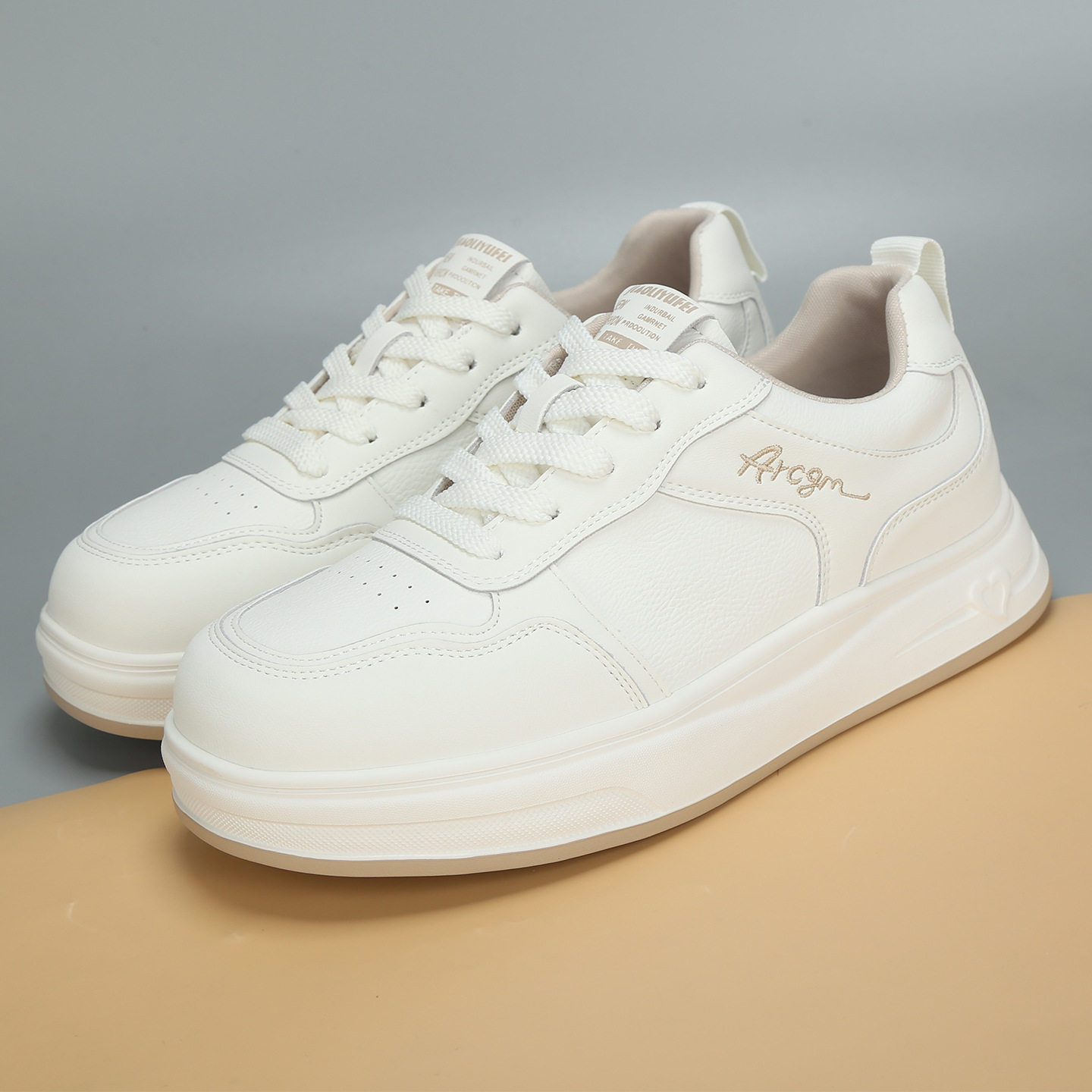 2026春季新款大码女鞋41到43韩版运动休闲板鞋舒适小白鞋大号单鞋,女鞋,休闲板鞋,淘宝优惠券,粉丝福利购,淘宝优惠卷