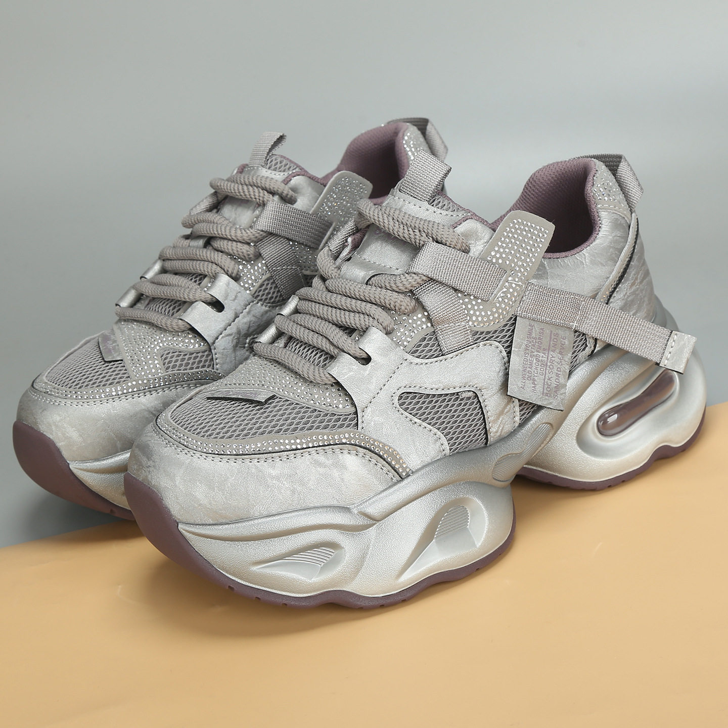 2026春季新款大码女鞋41到43加肥网面运动休闲老爹鞋舒适大号单鞋,女鞋,时尚休闲鞋,淘宝优惠券,粉丝福利购,淘宝优惠卷