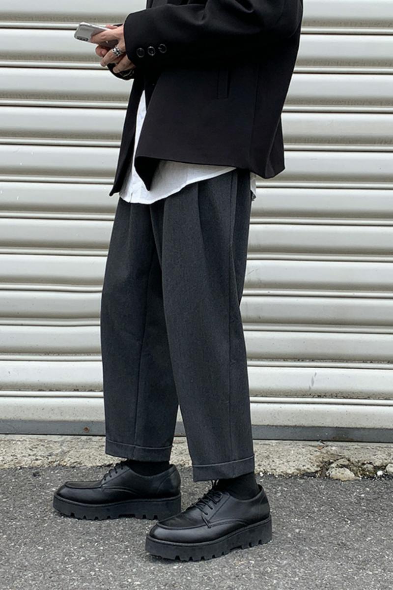 宽松薄款休闲西裤弹力垂感XZ304B-2-KZ501AC,男装西裤,星座304A-1