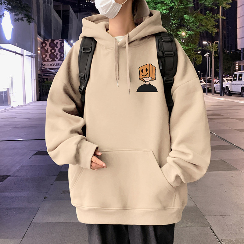 CM068P60新品纯棉重磅卫衣宽松休闲帽衫美式套头长袖外套,男装卫衣,星座304A-1