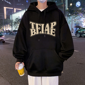 CM017AP60纯棉连帽卫衣重磅宽松帽衫oversize外套宽松港风图片