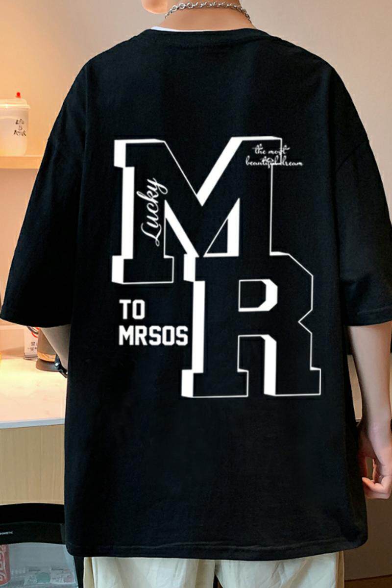 XZ304A-1-T615BP26夏季短袖t恤宽松大字母上衣服重磅纯棉时尚体恤,男装T恤,星座304A-1