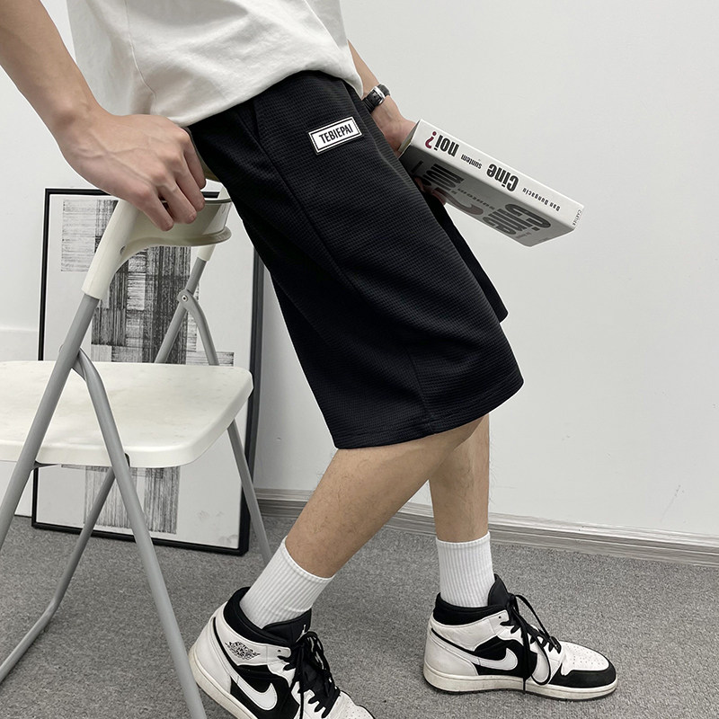 XZ304A-1-DK53CP35夏季华夫格短裤男时尚运动百搭5分裤,男装休闲裤,星座304A-1