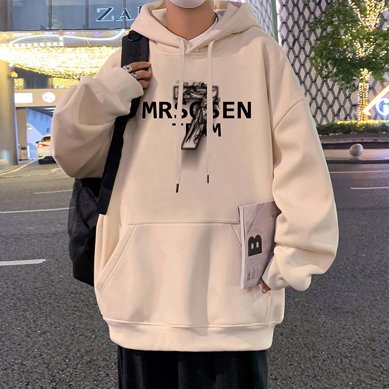 CM080P60新品纯棉卫衣美式字母休闲大码港风连帽长袖上衣,男装卫衣,星座304A-1