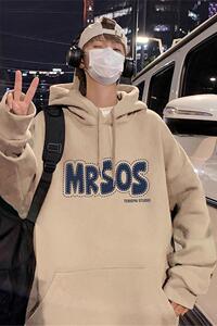 CM062P60新品纯棉卫衣休闲连帽宽松春装外套青少年男生帽衫图片