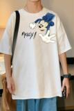 304A-1-ST599CP28短袖t恤男潮牌米老鼠印花宽松打底体恤潮新品，男装T恤，星座304A-1