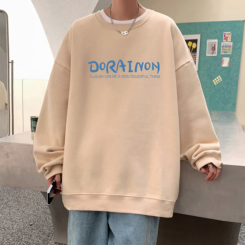 W538P35新品套头圆领卫衣男休闲打底外套宽松上衣,男装卫衣,星座304A-1
