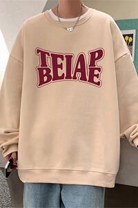 W536P35新品圆领卫衣长袖打底衫休闲宽松套头上衣服图片