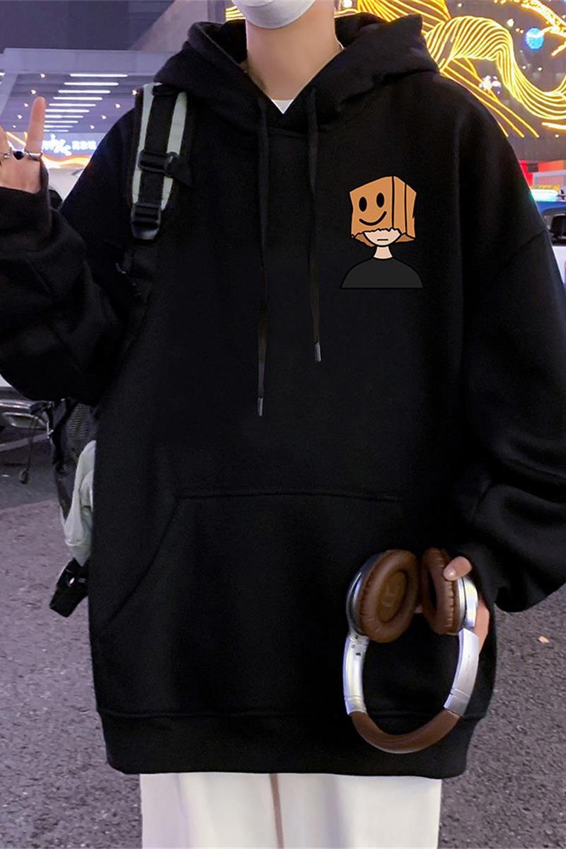 CM068P60新品纯棉连帽卫衣大码宽松上衣服oversize休闲简约帽衫,男装卫衣,星座304A-1