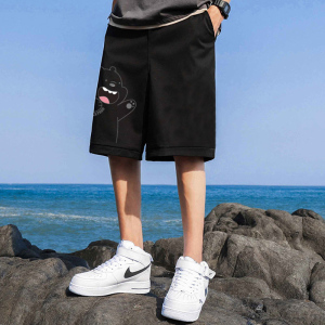 XZ304A-1-DK62BP25夏季时尚运动短裤男夏季沙滩裤薄款宽松速干裤图片