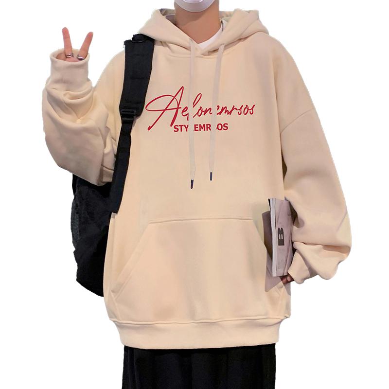 CM086AP60秋冬纯棉重磅卫衣宽松连帽上衣oversize复古帽衫,男装卫衣,星座304A-1