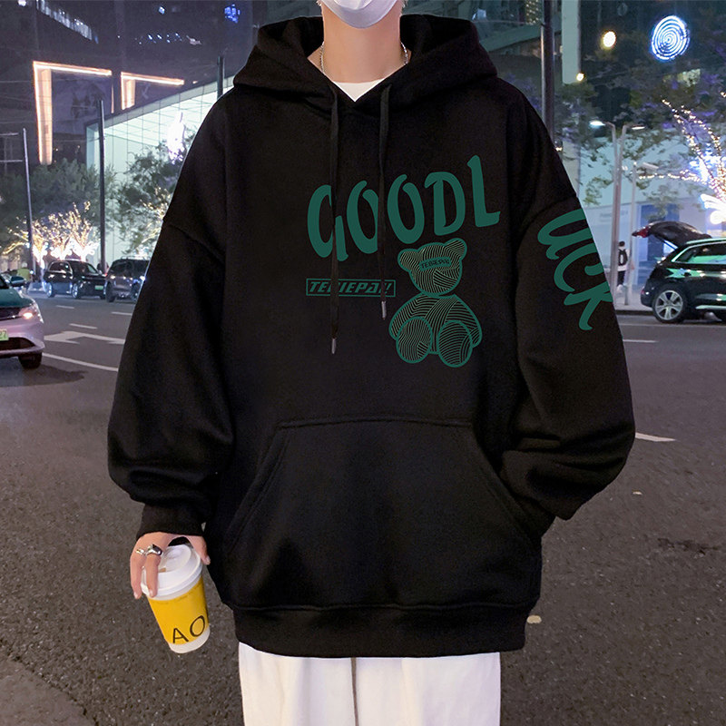 CM018P60加绒65新品纯棉连帽卫衣男春秋季新款高街休闲长袖外套,男装卫衣,星座304A-1