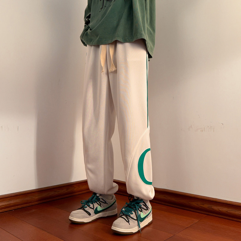 K873P50新品裤子男长裤休闲宽松男生束脚运动卫裤现货,男装休闲裤,星座304A-1