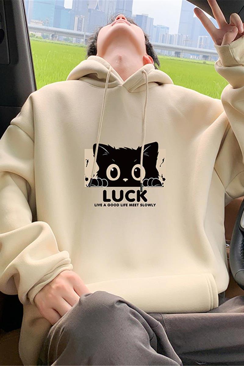 CM090P60新品纯棉卫衣重磅纯棉高街外套ins宽松休闲男装帽衫,男装卫衣,星座304A-1