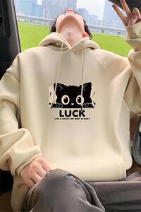CM090P60新品纯棉卫衣重磅纯棉高街外套ins宽松休闲男装帽衫图片
