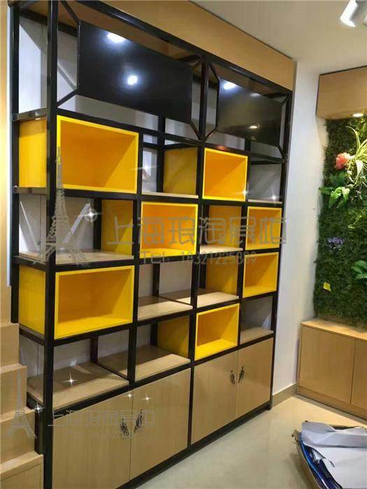 木质食品货架木纹阶梯中岛柜超市货架烟酒展柜化妆品鞋靠墙展示柜