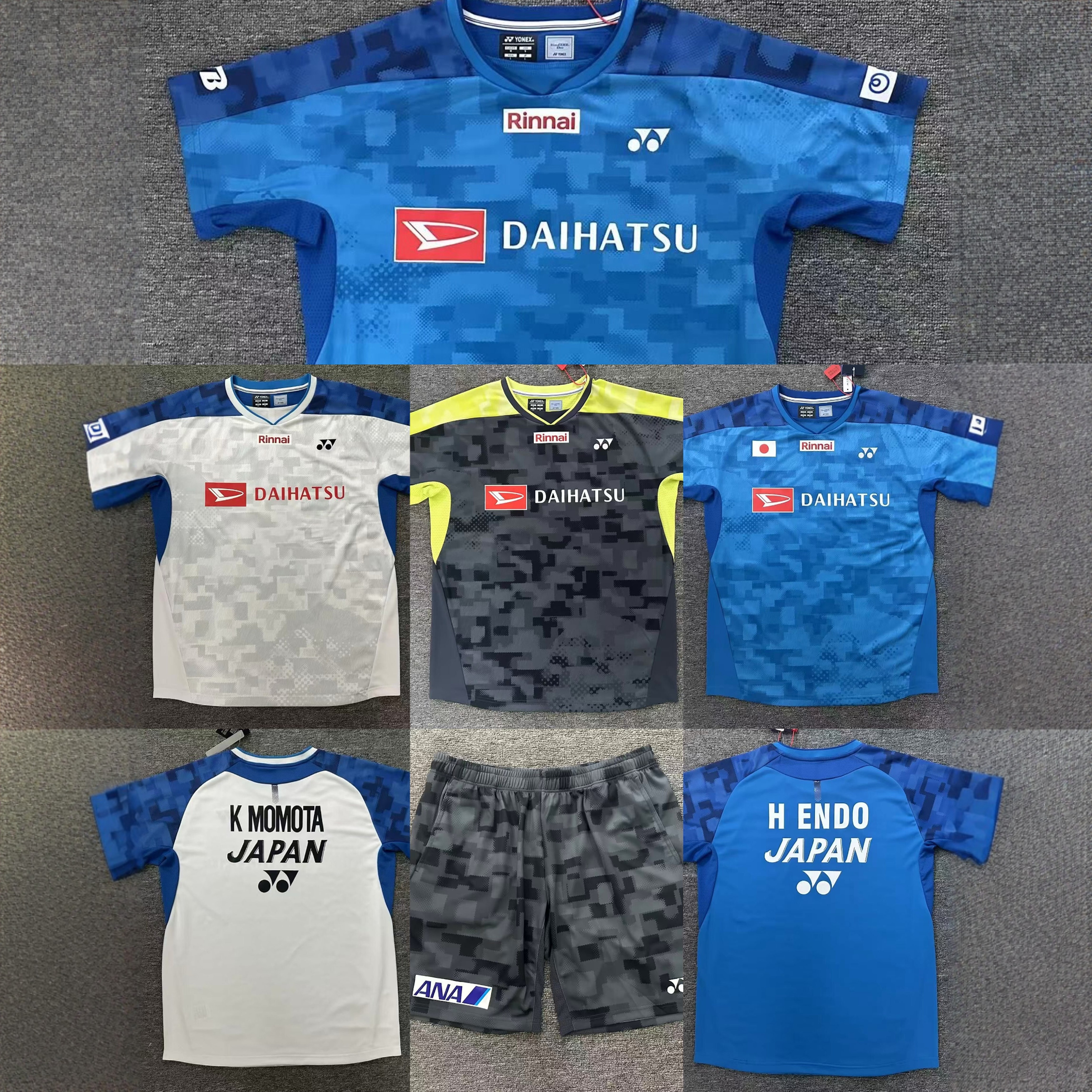 26款YONEX尤尼克斯10754 10755男款短袖短裤羽毛球大赛服JP版现货