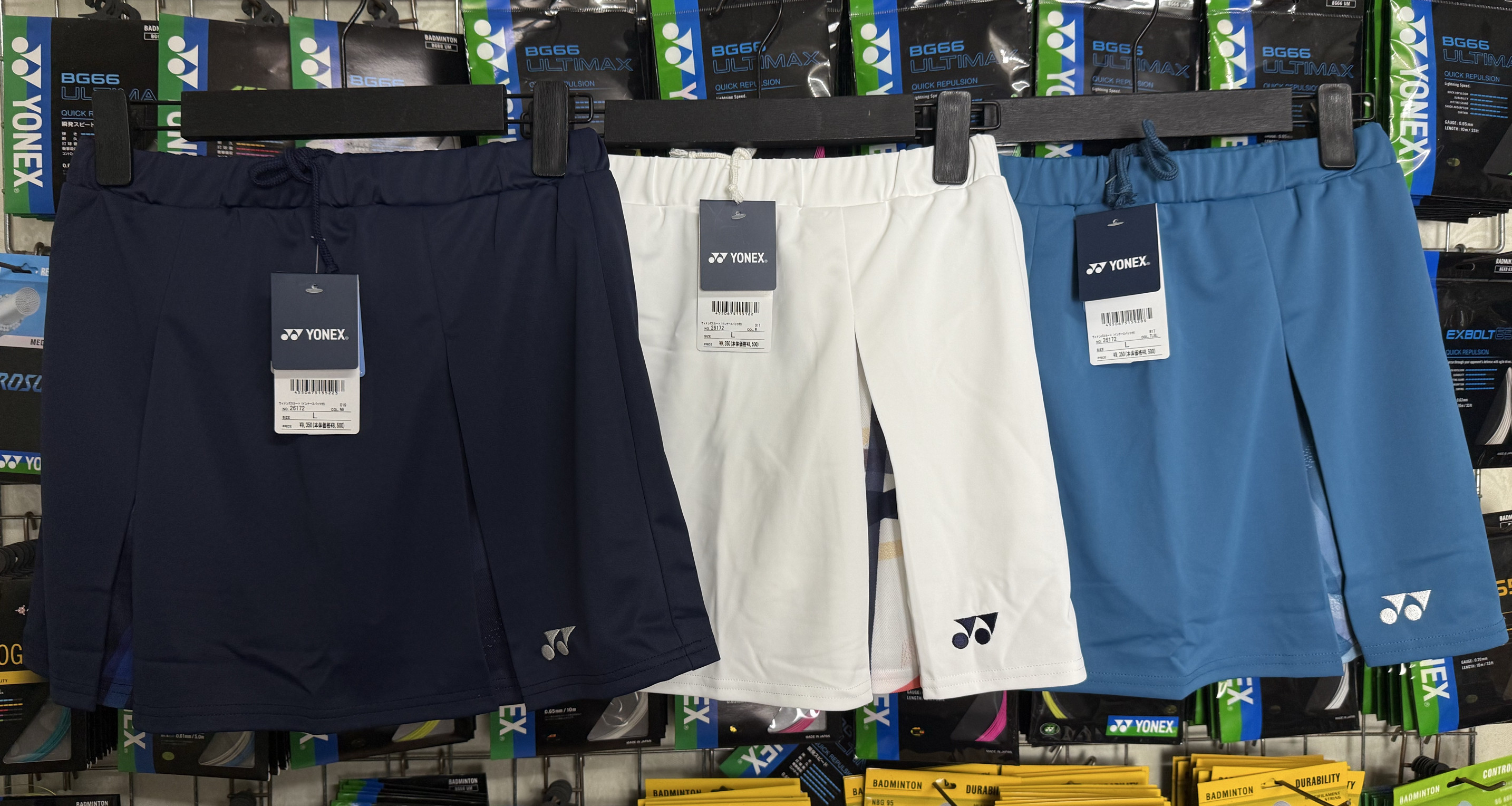 YONEX尤尼克斯26172 JP日本版女款羽毛球服短裙速干日本产VC现货