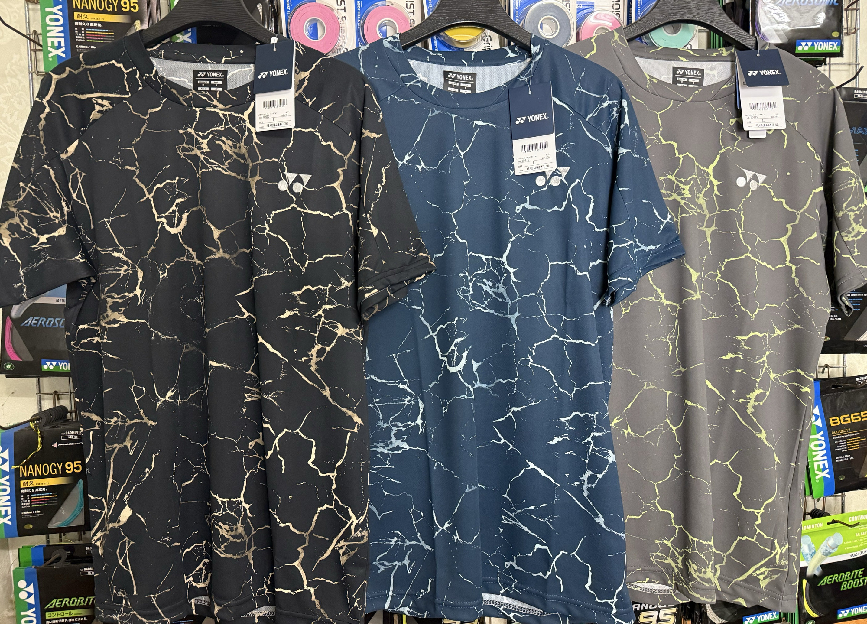 YONEX尤尼克斯10675 JP版男款羽毛球服VC面料冰丝柔性体感现货