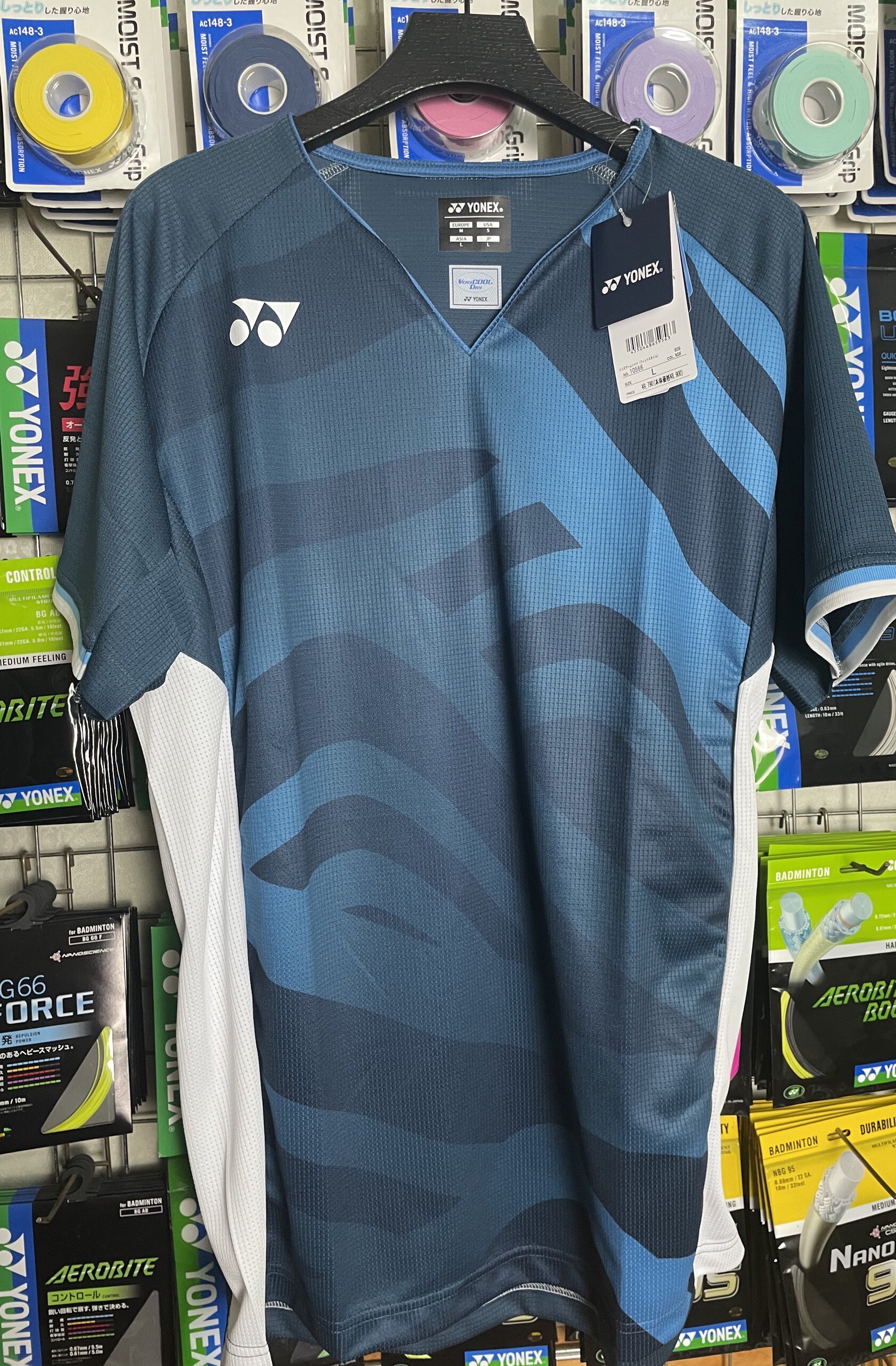 24款YONEX尤尼克斯10566 JP日本版男款羽毛球服安赛龙同款大赛服