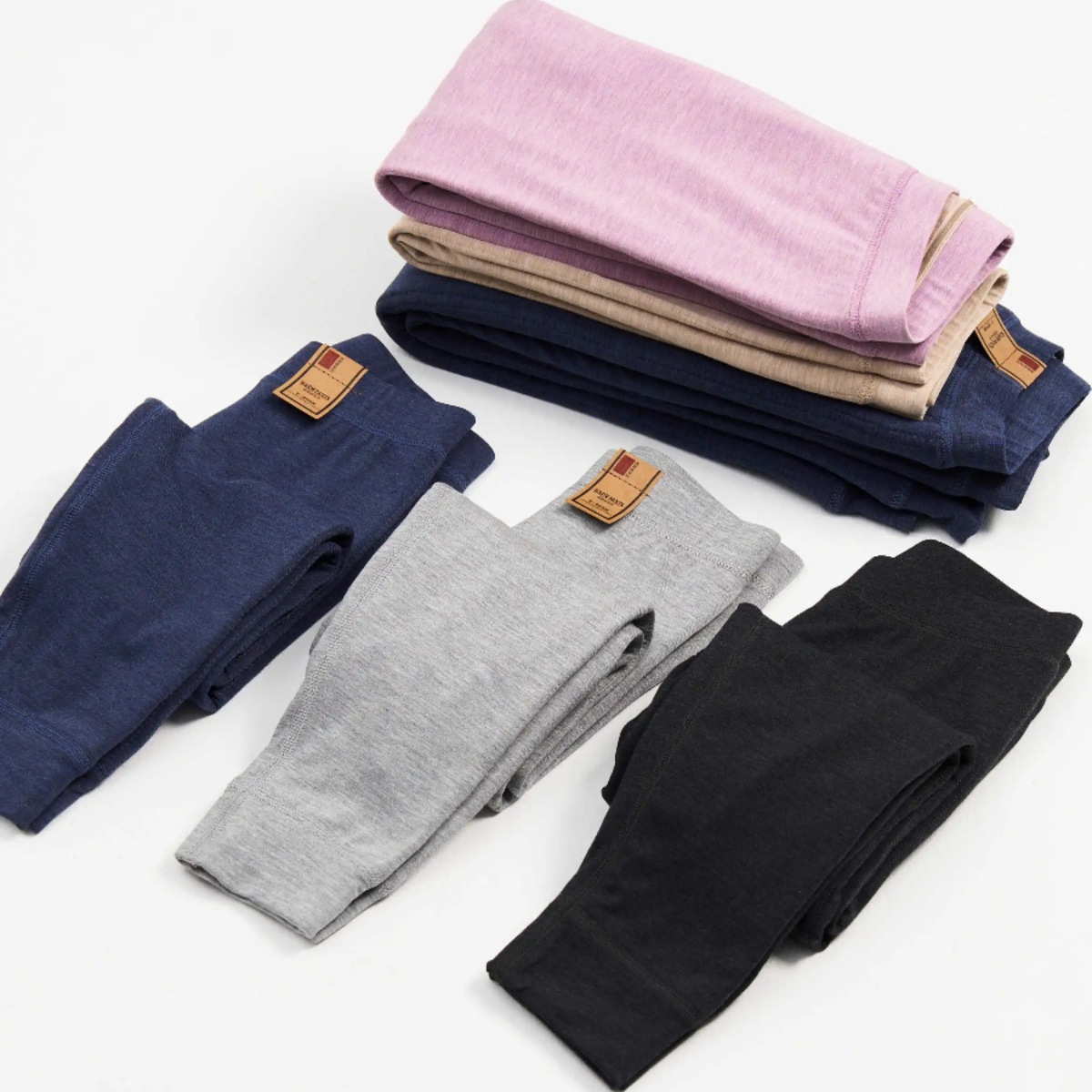 海小丫三层保暖裤 发热三层秋裤蚕丝里保暖打底裤男女童款