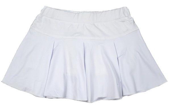 女子运动短裙 表演跳舞运动裙 网球裙羽毛球短裙啦啦裙白色 衬裤