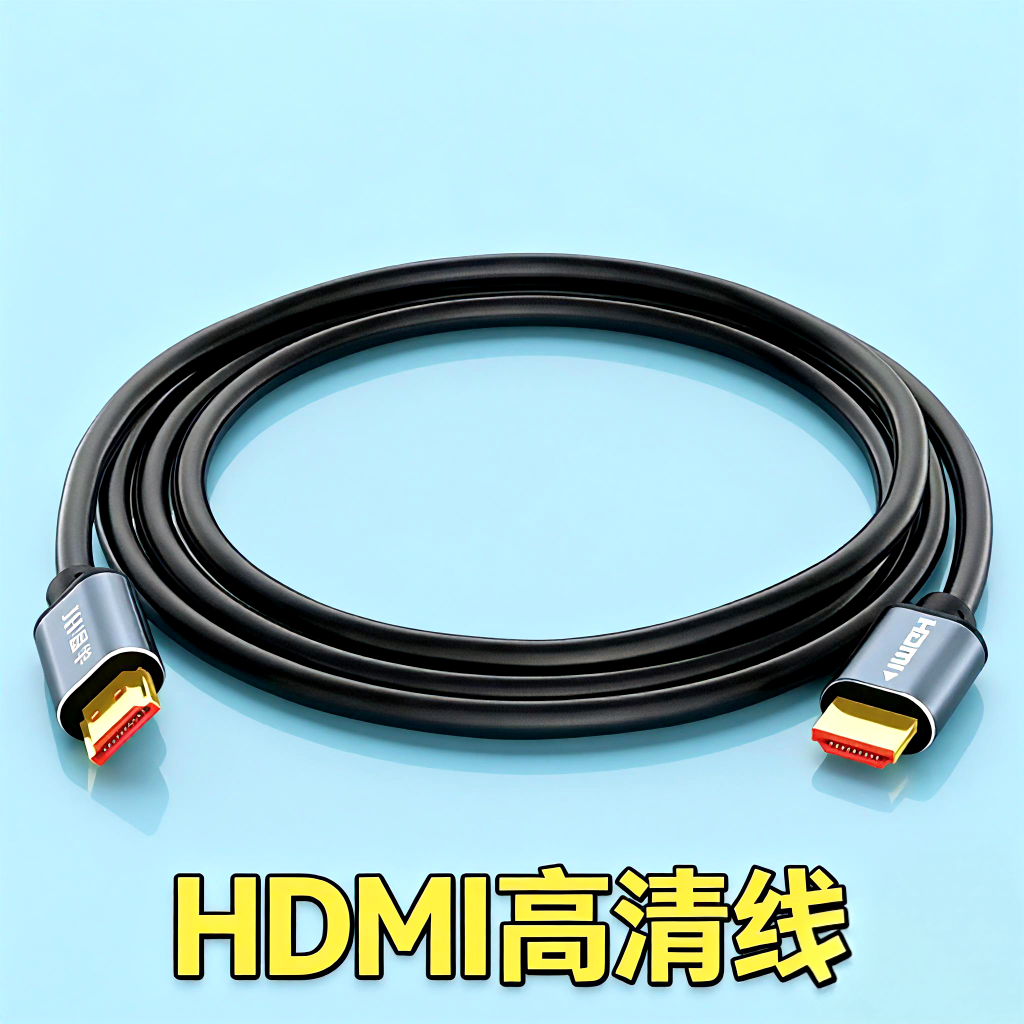 HDMI2.0版高清电脑电视大屏连接线hdmi显示器4K1080p工程专用跳线
