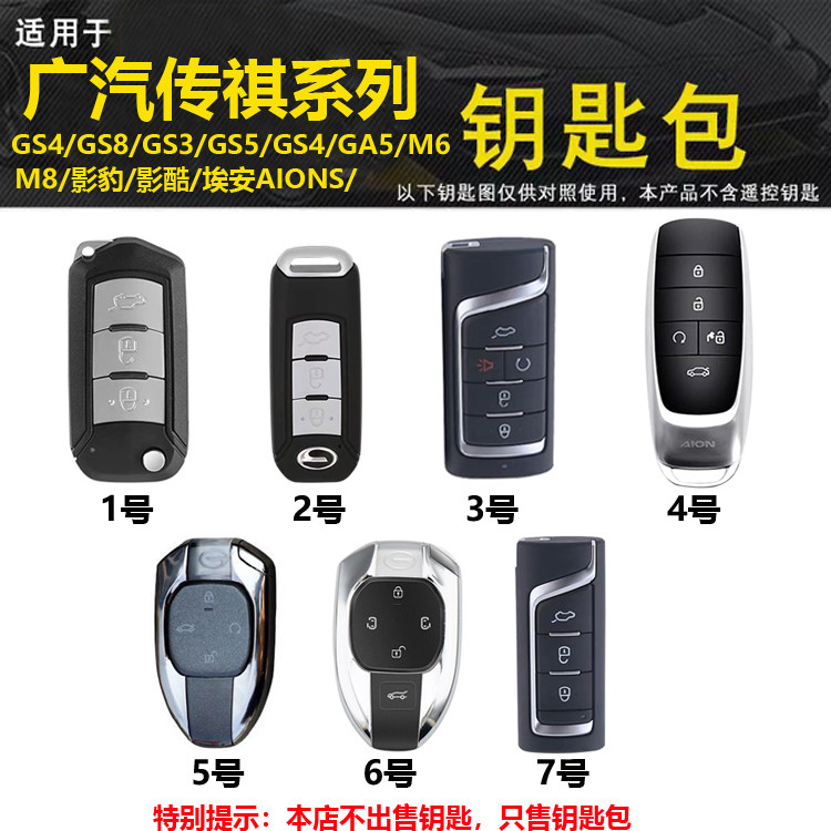 2022新款广汽传祺GS4钥匙套