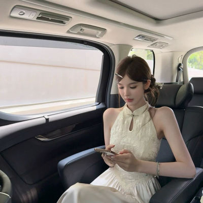 MEI ZI 美姿-26年早春新中式高级感气质国风长裙连衣裙26030