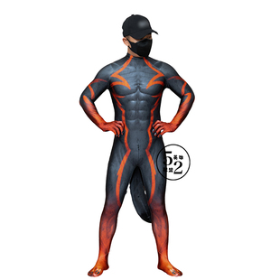 定制狗狗兽装连体衣52英雄联盟紧身衣带尾巴印染狗狗兽装zentai