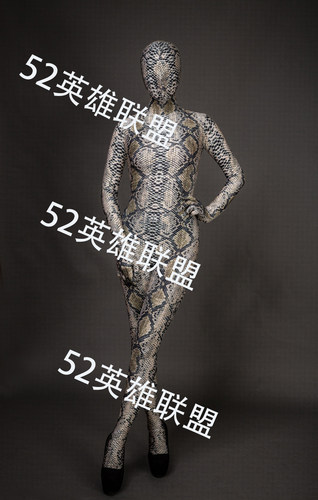 新款蛇纹全包zentai紧身衣