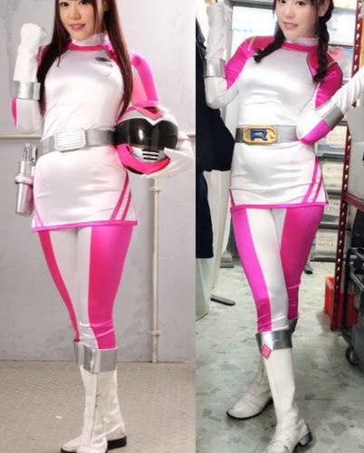 女款弹力氨纶拼接表演服装