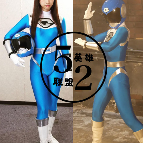 定制特摄giga女战士连体紧身衣