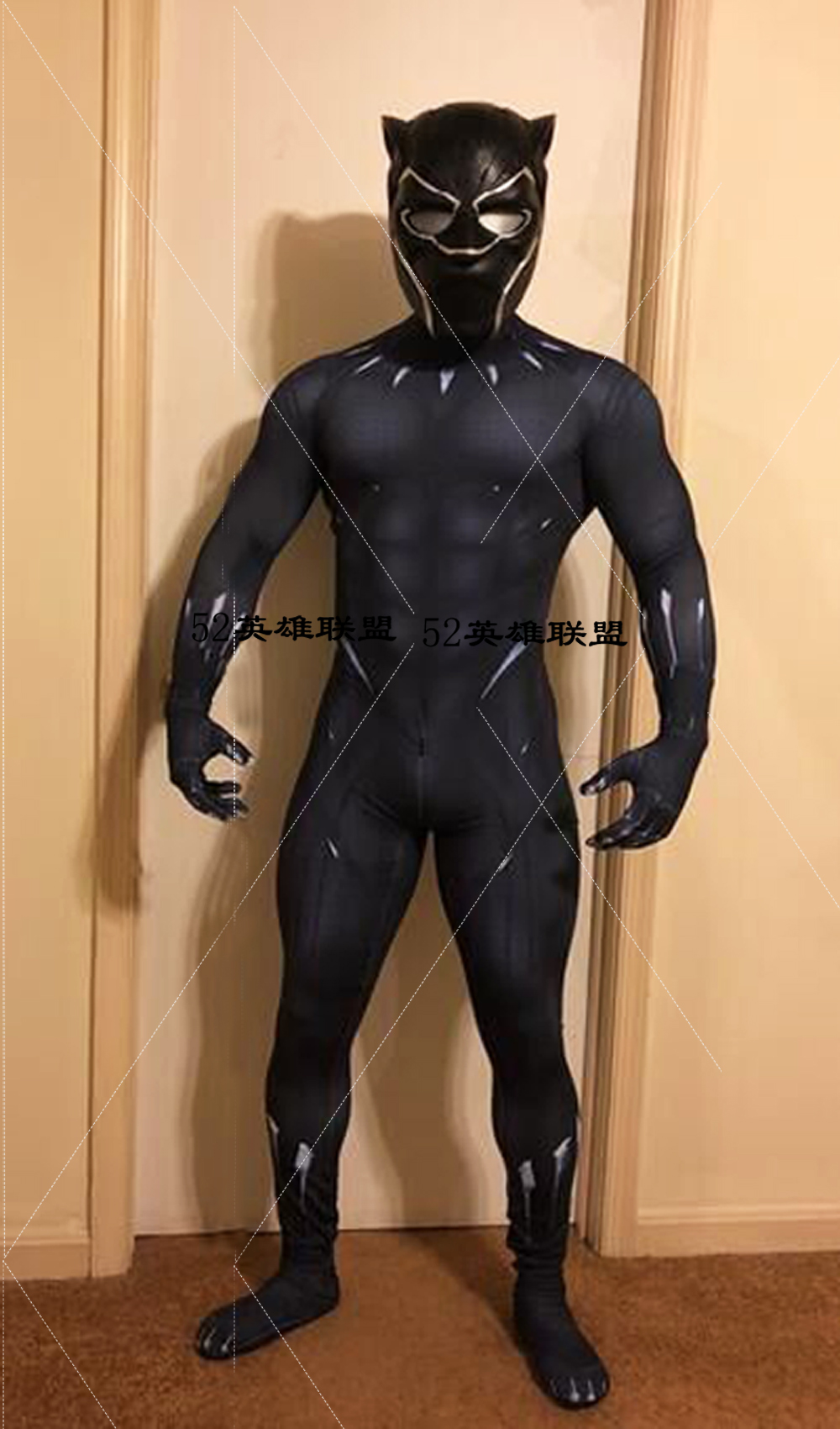 高弹连体还原黑豹服cosplay