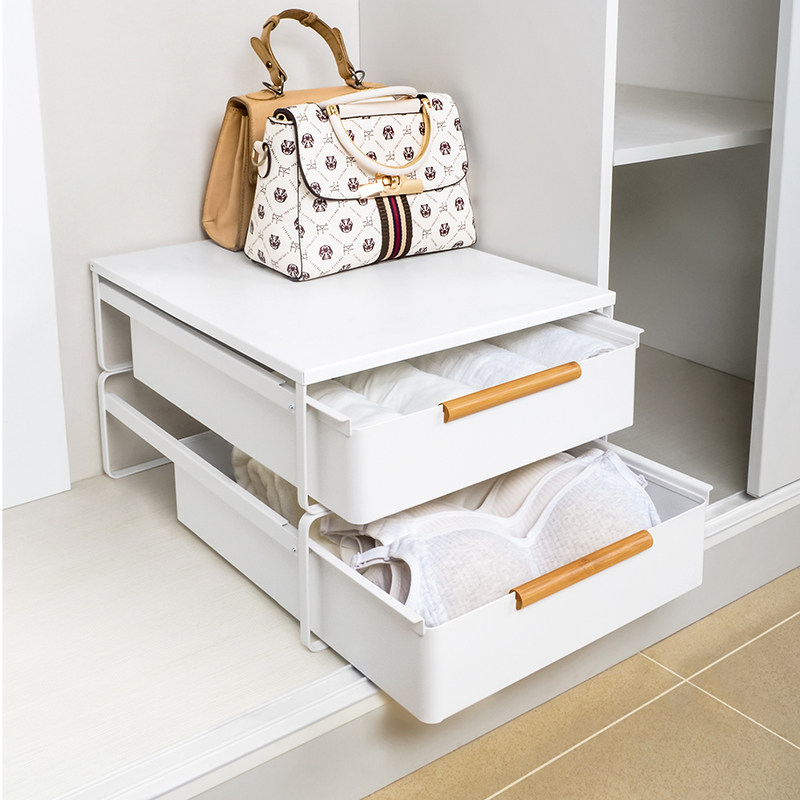 内衣收纳盒抽屉式拉篮衣柜内放内裤袜子神器抽拉式置物架分层箱子,收纳整理,内衣收纳盒,淘宝优惠券,粉丝福利购,淘宝优惠卷