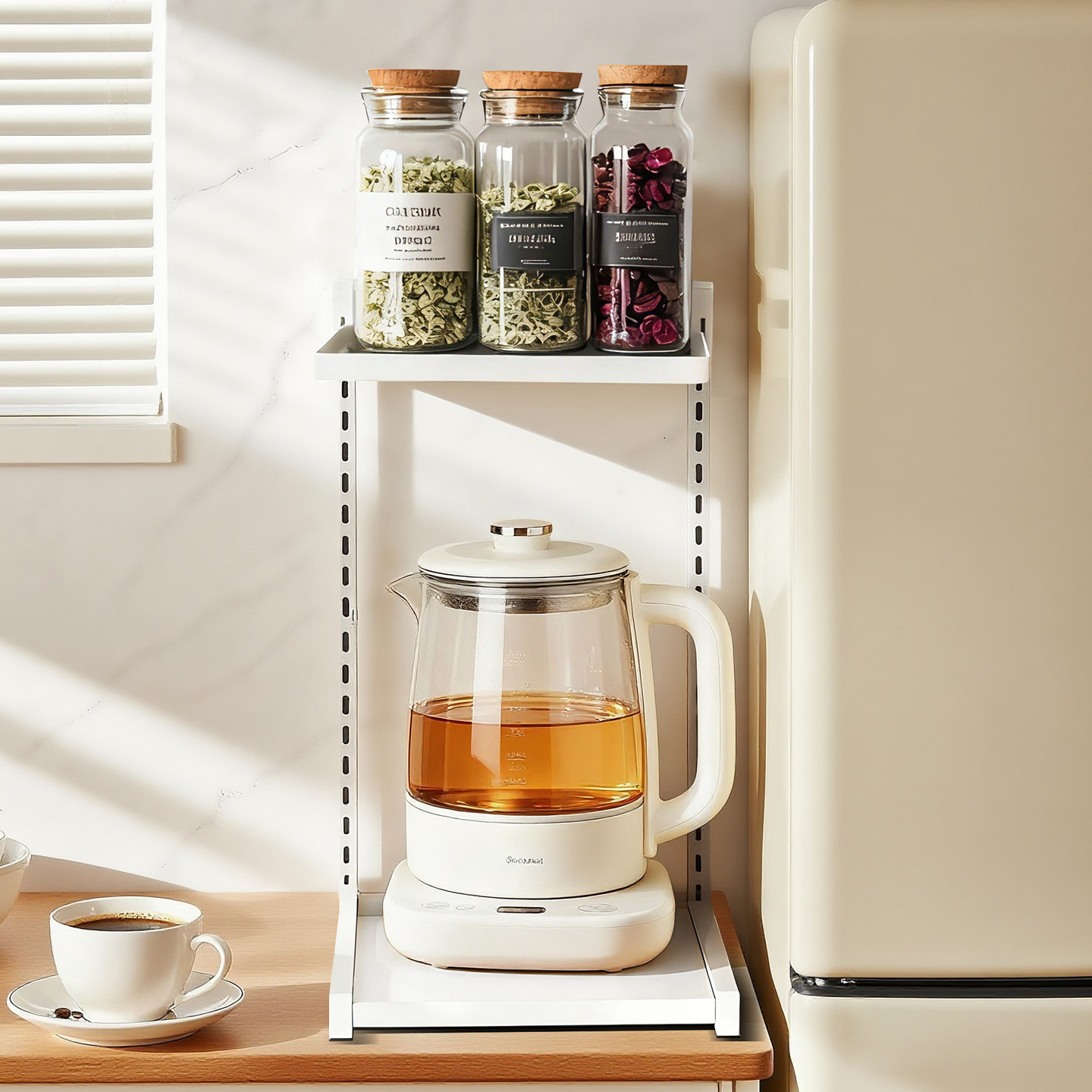 烧水壶置物架直饮水机双层摆放台