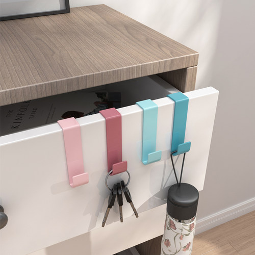 柜门专用挂钩免打孔工位抽屉挂包