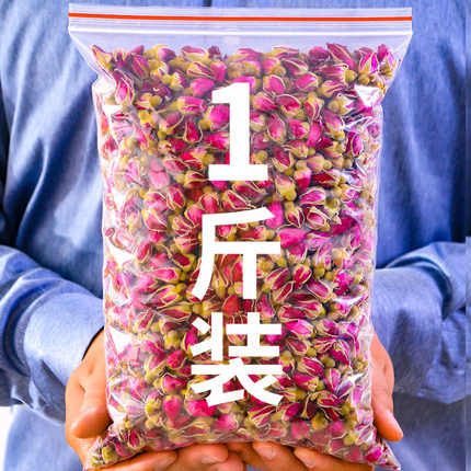 山东平阴重瓣干玫瑰花茶正品中药材泡茶无硫可食用罐装玖瑰非特级