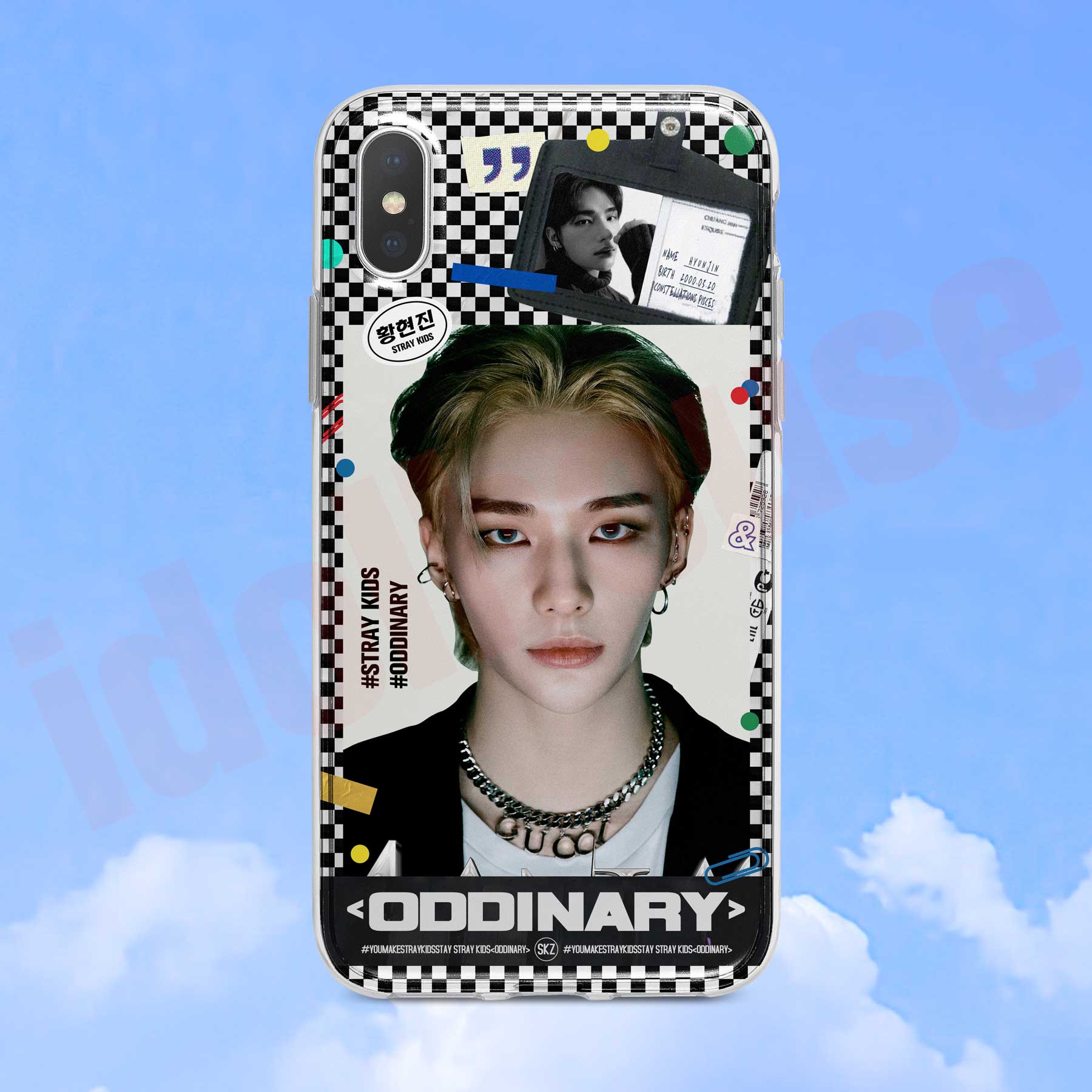 straykids新专辑ODDINARY黄铉辰 李龙馥周边手机壳适用于苹果13