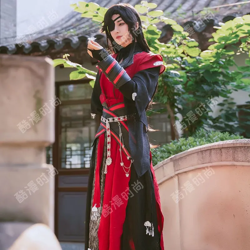 天官赐福花城cos服血雨探花鬼王古风古装汉服cospaly动漫套装男女