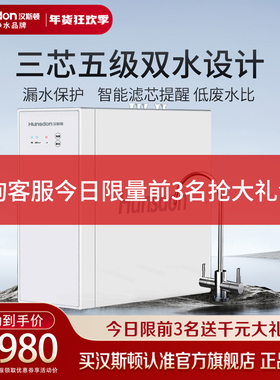 汉斯顿净水器家用直饮0阻垢剂ro反渗透纯水机厨房净水机S1