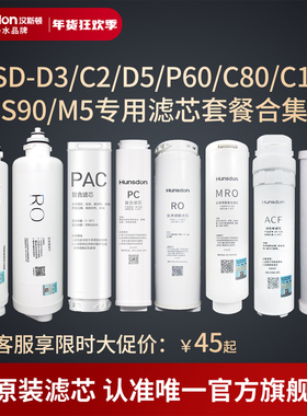 汉斯顿家用净水器滤芯原装正品C80/C2/D3/D5/P60/C10/S1滤芯合集
