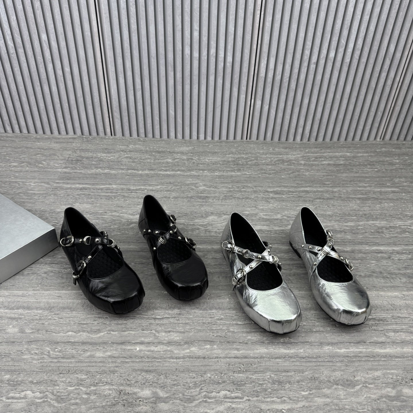 欧洲站欧货2026春季新款平底一字扣带时尚浅口单鞋真皮玛丽珍鞋女,女鞋,玛丽珍鞋,淘宝优惠券,粉丝福利购,淘宝优惠卷