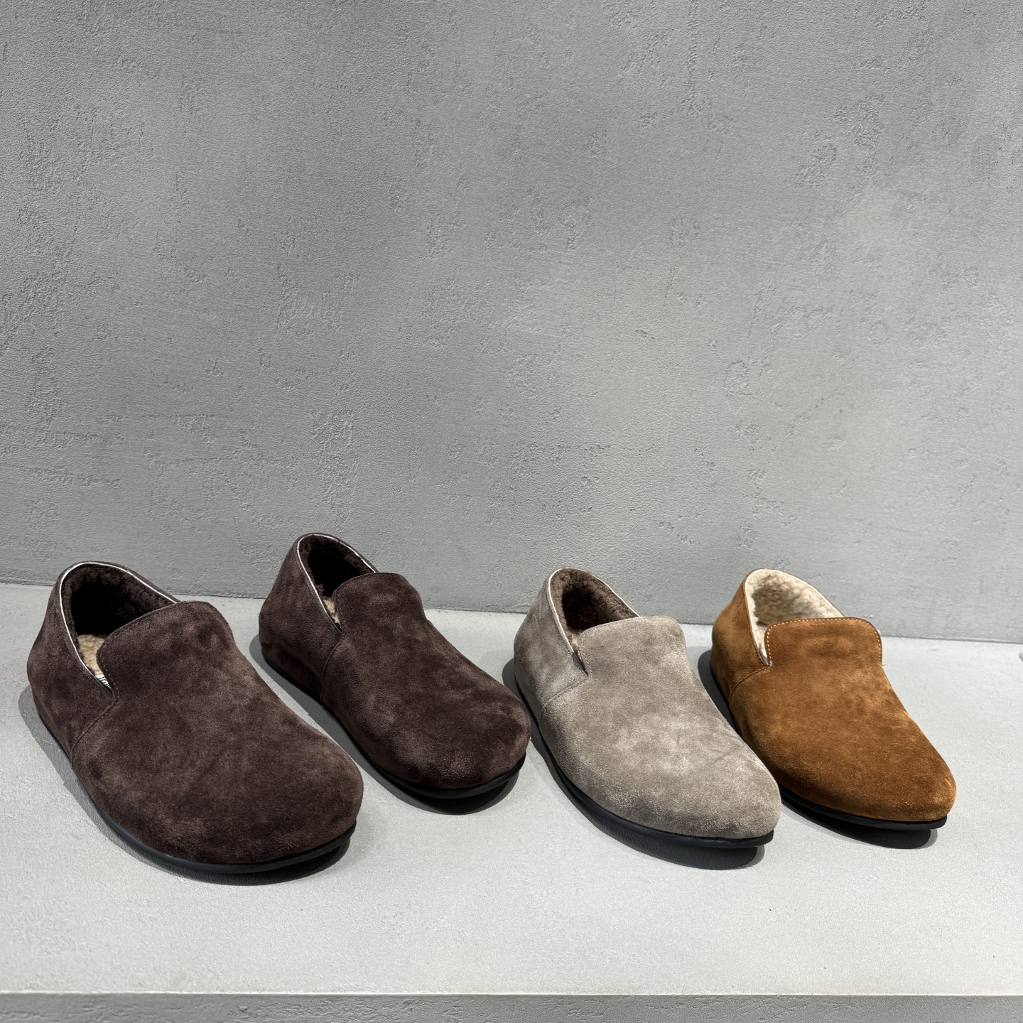 先峰名典磨砂皮加绒勃肯鞋女鞋