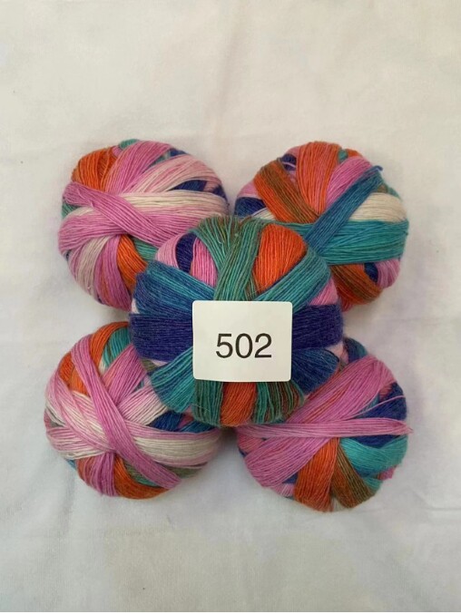 段染2023细粗线羊毛毛衣