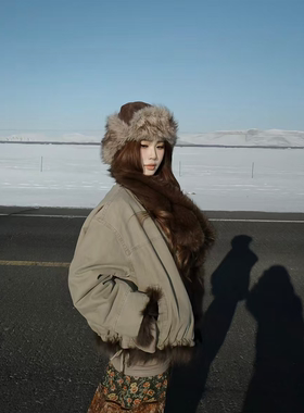 复古大东北雪地毛绒雷锋帽子