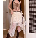 腰带 镂空ins百搭个性 棕色复古腰带女牛仔裤 铆钉辣妹拼接西部美式