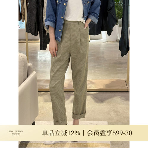 COCOBELLA高腰OL直筒裤