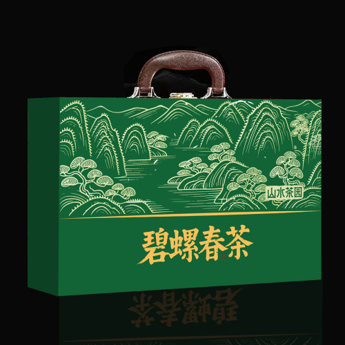 中秋送礼 新茶绿茶 碧螺春茶叶 18罐茶叶礼盒装